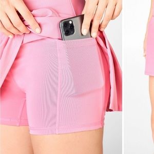 Fabletics golf tennis skort skirt shirts 2X pink